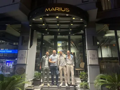 Guests of Hotel Marius with our team in Sirkeci, Istanbul