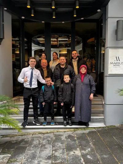 Guests of Hotel Marius with our team in Sirkeci, Istanbul