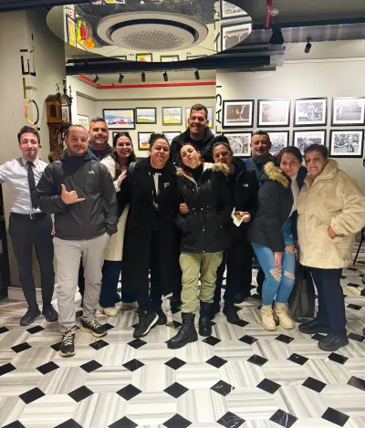 Guests of Hotel Marius with our team in Sirkeci, Istanbul