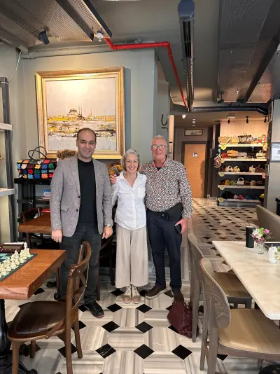 Guests of Hotel Marius with our team in Sirkeci, Istanbul