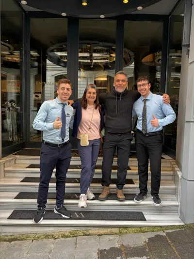 Guests of Hotel Marius with our team in Sirkeci, Istanbul