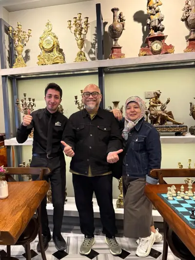 Guests of Hotel Marius with our team in Sirkeci, Istanbul