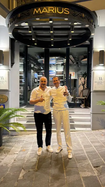 Guests of Hotel Marius with our team in Sirkeci, Istanbul