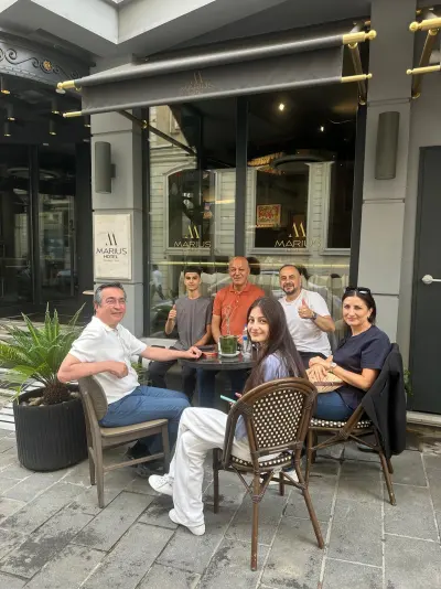 Guests of Hotel Marius with our team in Sirkeci, Istanbul