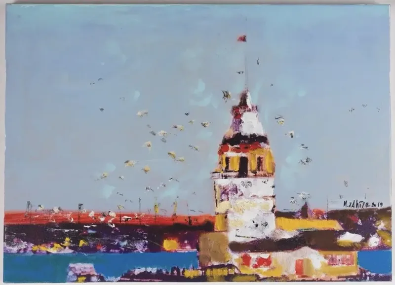 Zahit Büyükişliyen — oil on canvas, 2019 — Marius Art Gallery