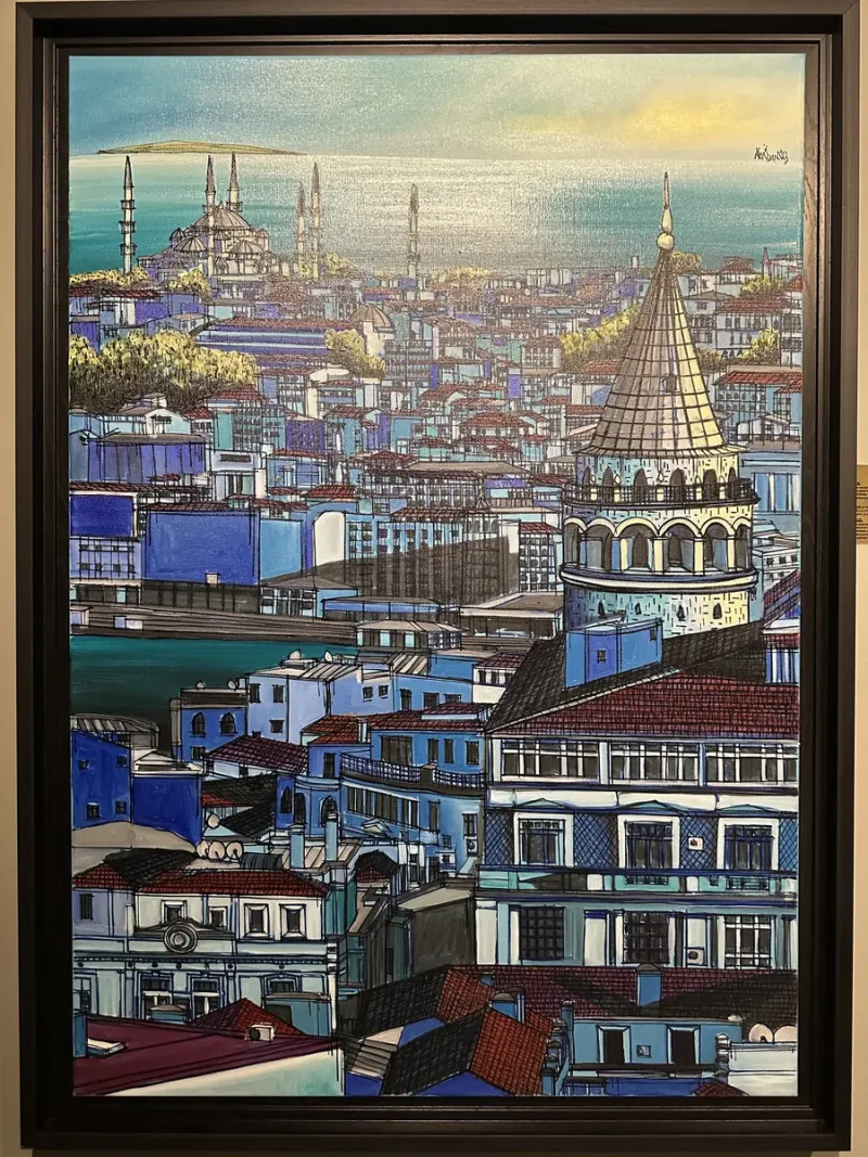 Alev Özas — oil on canvas, 2023 — Marius Art Gallery