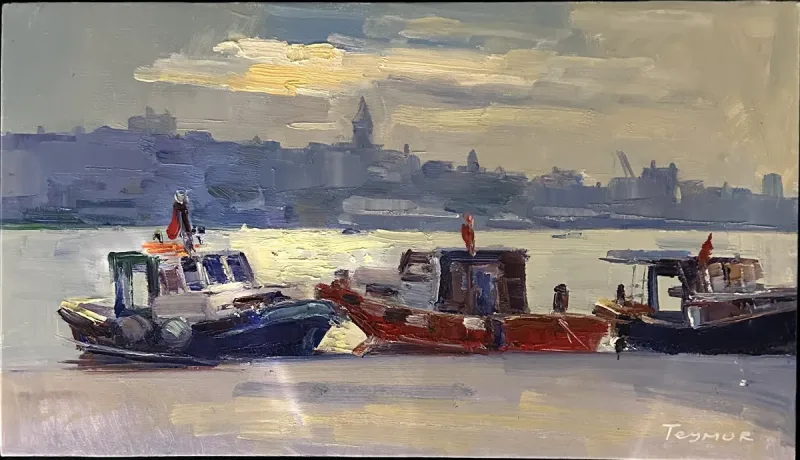 Teymur Ağalıoğlu — oil on canvas, 2019 — Marius Art Gallery