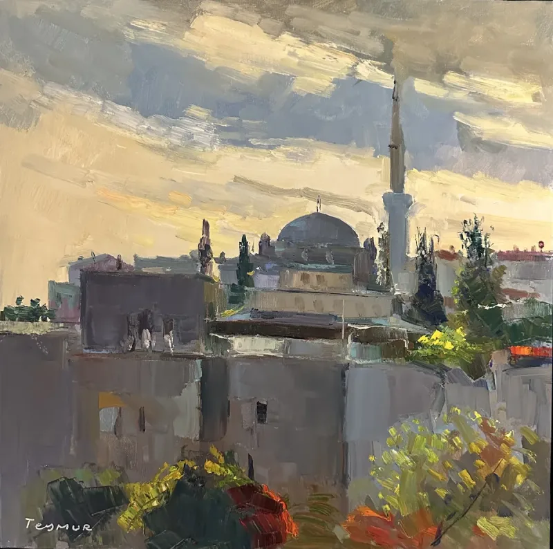 Teymur Ağalıoğlu — oil on canvas, 2023 — Marius Art Gallery