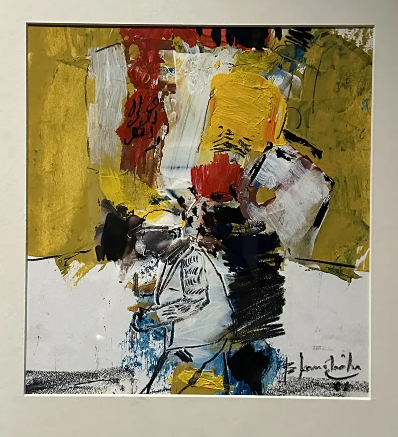 Baran Kamiloğlu — oil on paper, 2021 — Marius Art Gallery