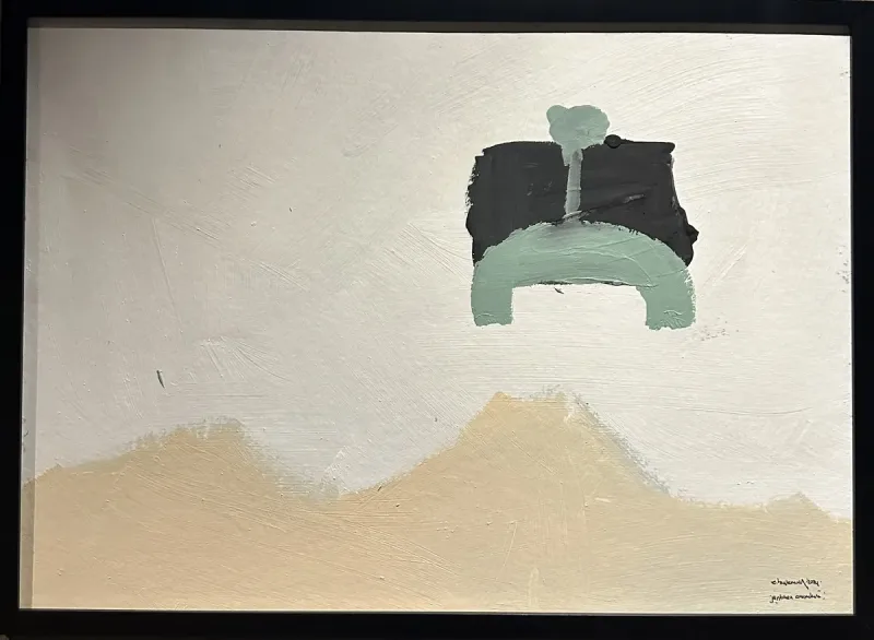 Erdem Baytemur — oil on paper, 2024 — Marius Art Gallery