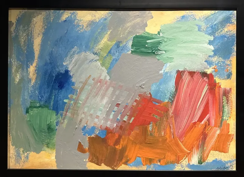 Erdem Baytemur — oil on paper, 2023 — Marius Art Gallery