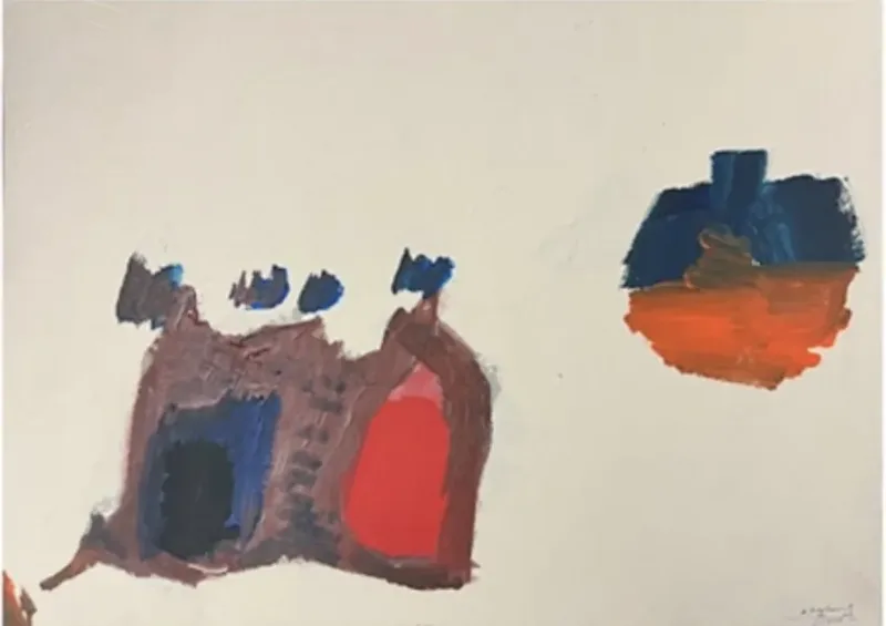 Erdem Baytemur — oil on paper, 2023 — Marius Art Gallery