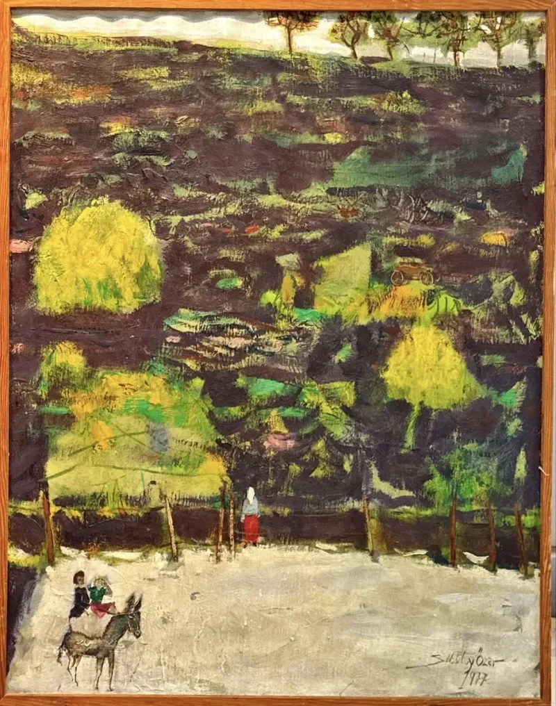 Söbütay Özer — oil on canvas, 1977 — Marius Art Gallery