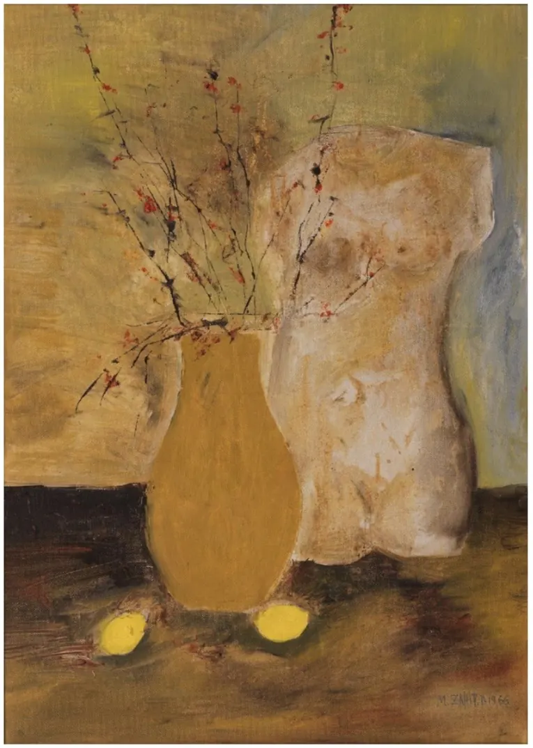 Zahit Büyükişliyen — oil on canvas, 1966 — Marius Art Gallery