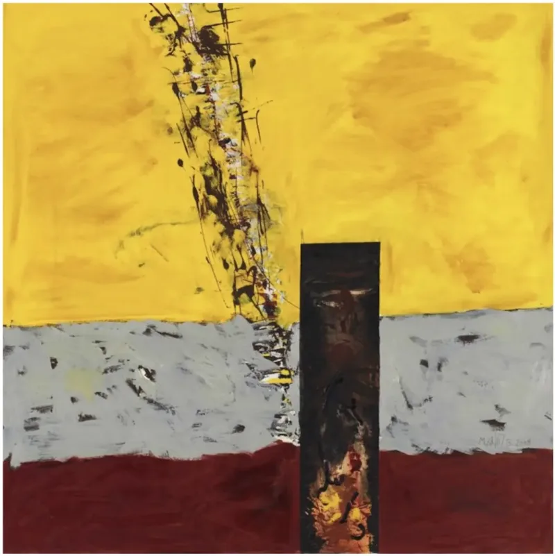 Zahit Büyükişliyen, “Aspat Türküsü” — oil on canvas, 2008 — Marius Art Gallery
