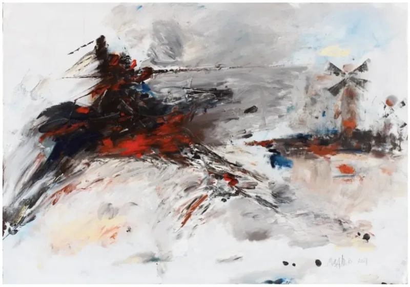 Zahit Büyükişliyen — oil on canvas — Marius Art Gallery