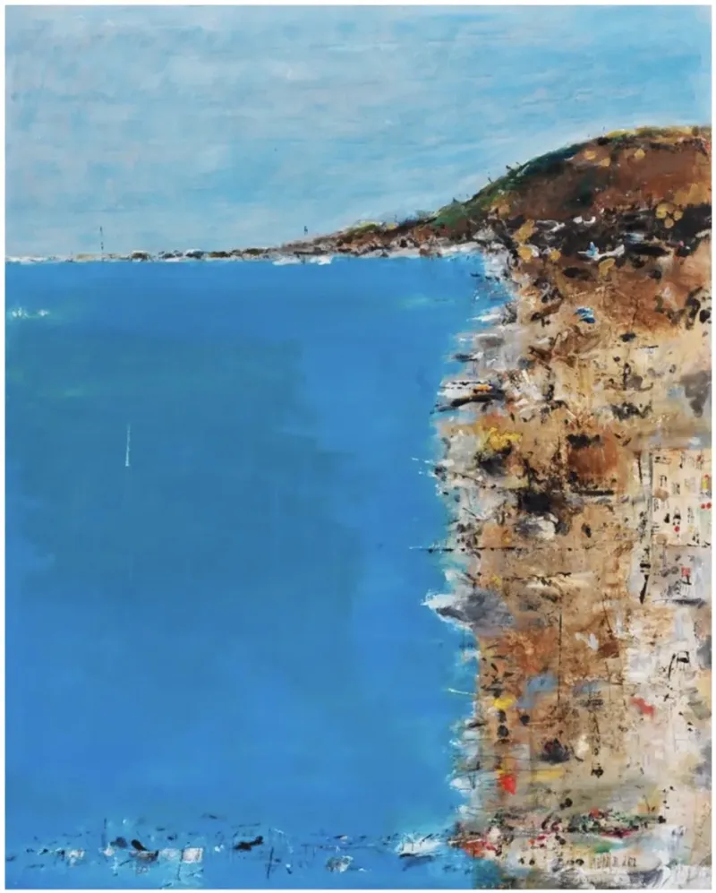 Zahit Büyükişliyen, “Fethiye” — oil on canvas, 2022 — Marius Art Gallery