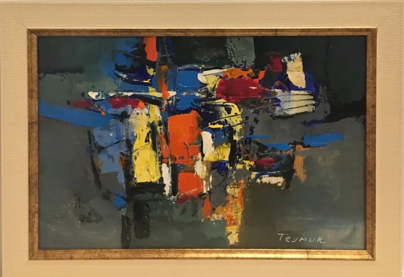 Teymur Ağalıoğlu — oil on hardboard — Marius Art Gallery