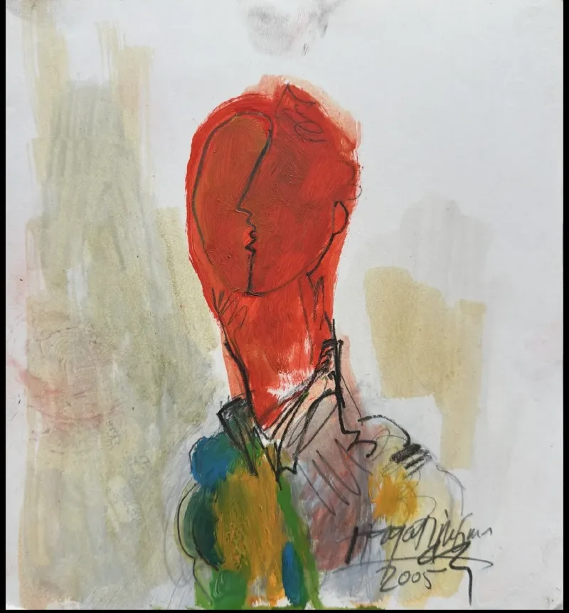 Hayati Misman — oil on paper, 2005 — Marius Art Gallery