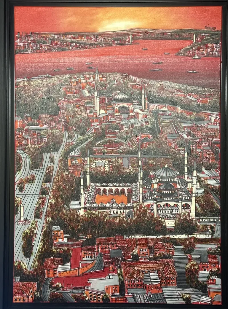 Alev Özas — oil on canvas, 2023 — Marius Art Gallery