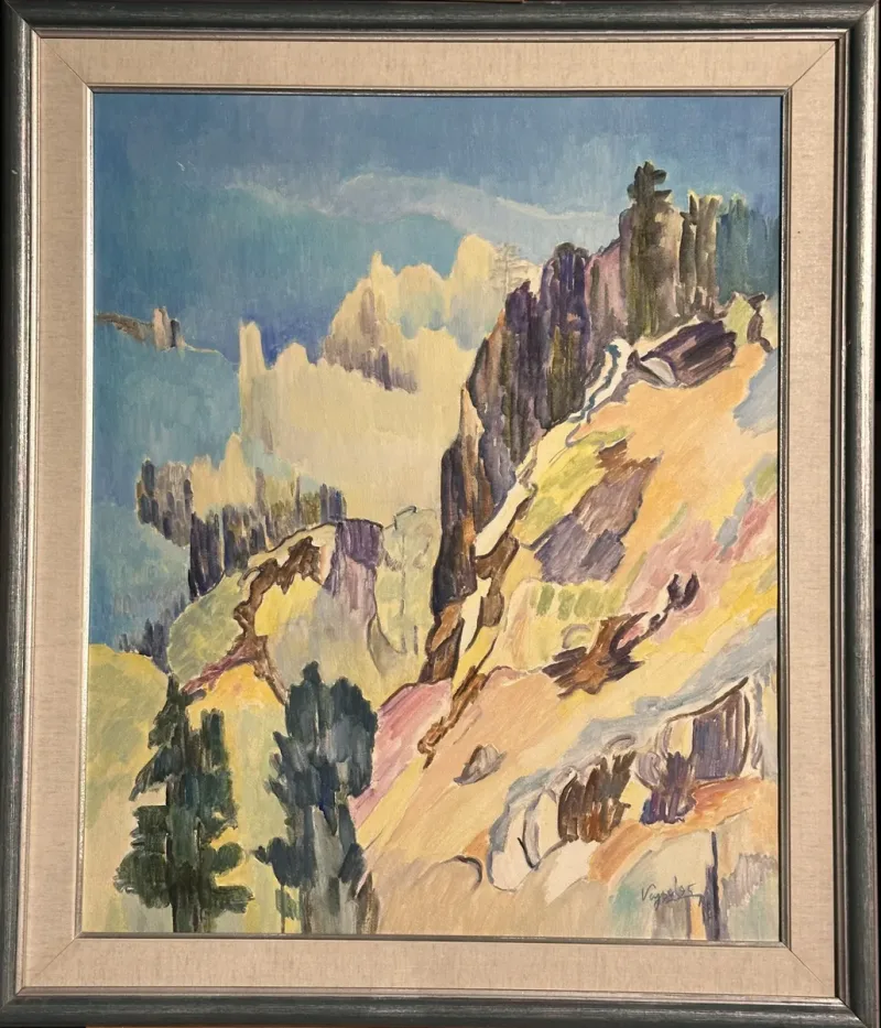 Veysel Günay — oil on canvas, 1995 — Marius Art Gallery