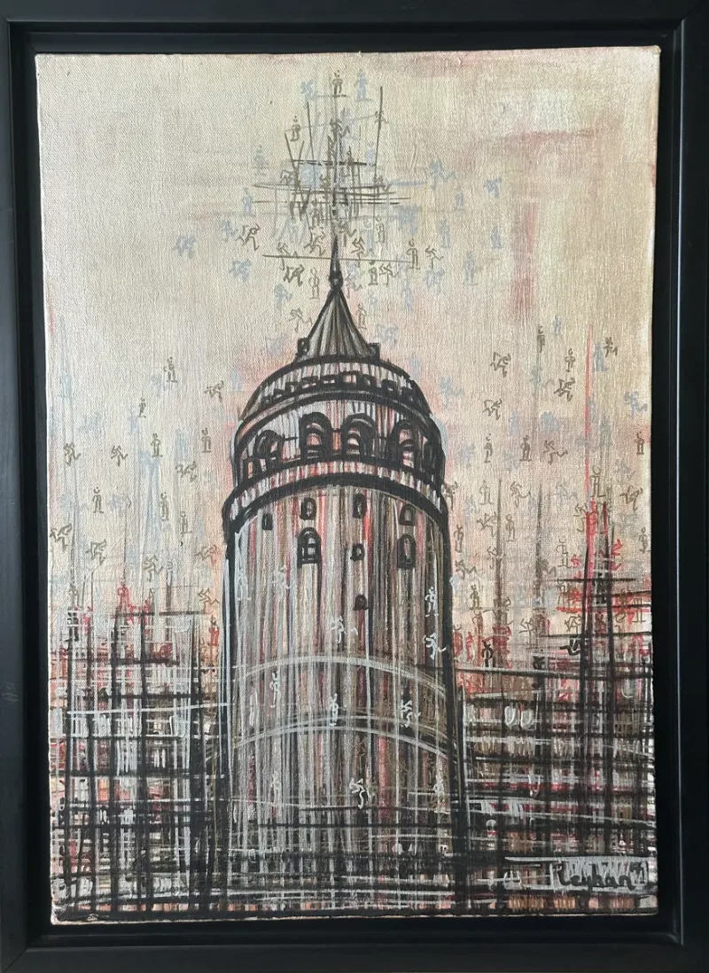 Reyhan Uludağ — acrylic on canvas, 2017 — Marius Art Gallery
