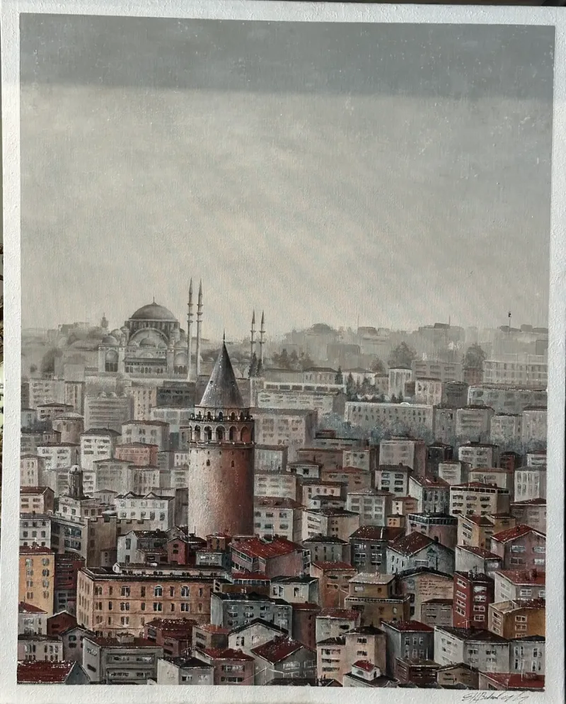Elif Bahar Ceylan — oil on canvas, 2022 — Marius Art Gallery