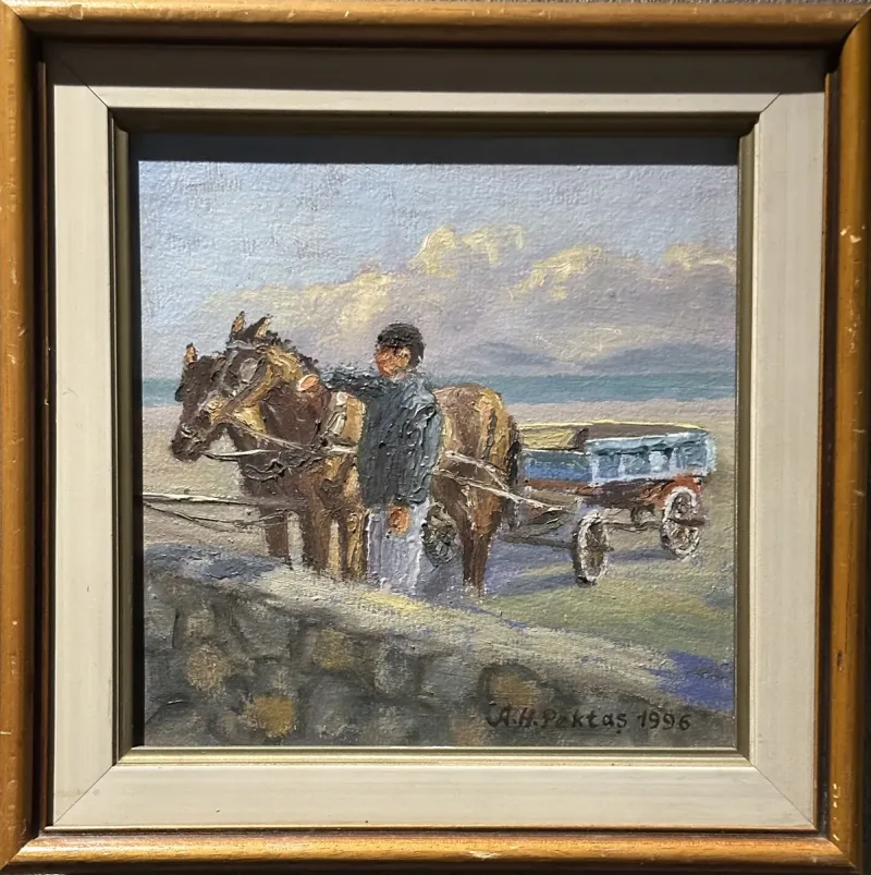 Hasip Pektaş — oil on canvas, 1996 — Marius Art Gallery