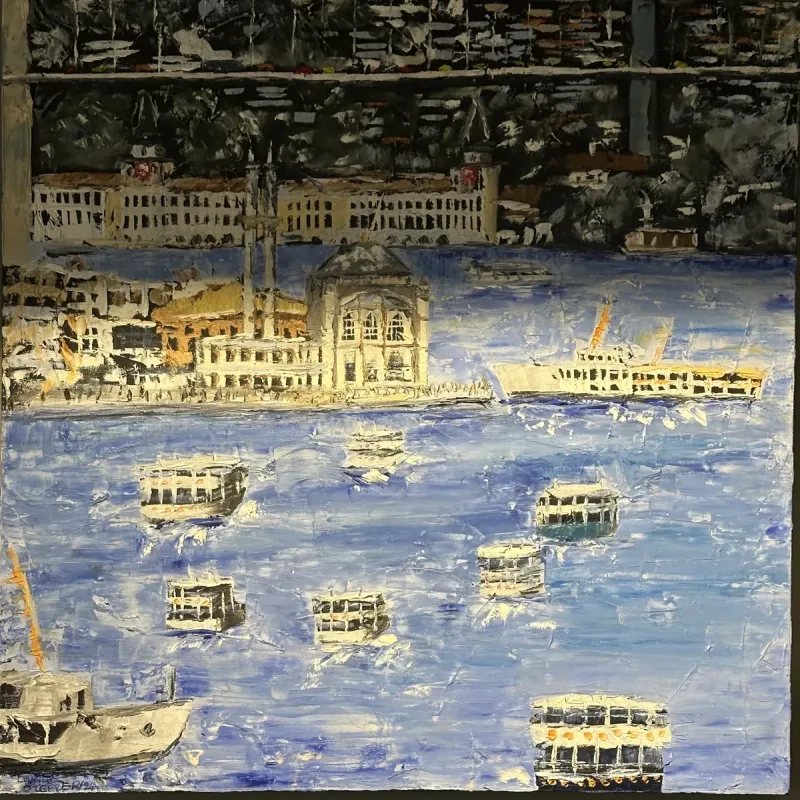 Cevriye Özgezer — oil on canvas, 2024 — Marius Art Gallery
