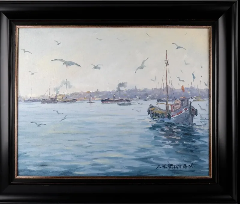 Muhterem Oma — oil on canvas — Marius Art Gallery
