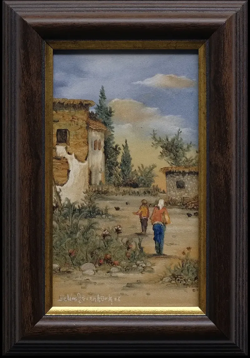 Selim Güventürk — oil on cardboard, 2006 — Marius Art Gallery