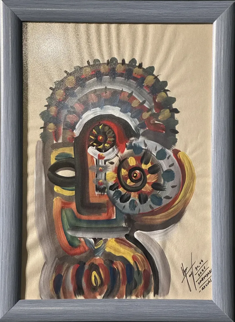Ilgın Tanay — oil on paper, 2021 — Marius Art Gallery