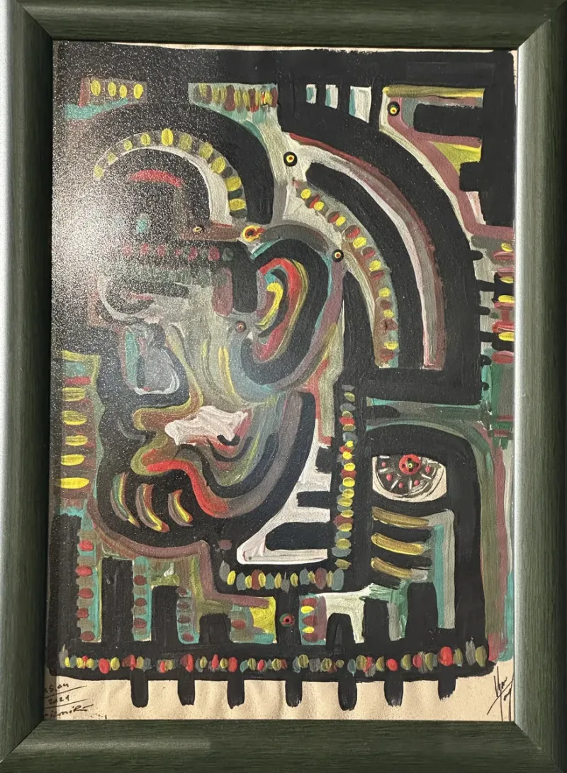Ilgın Tanay — oil on paper, 2021 — Marius Art Gallery