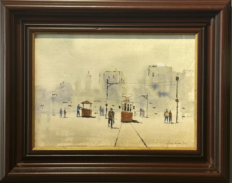 Sinan Balta — watercolour on paper, 2019 — Marius Art Gallery