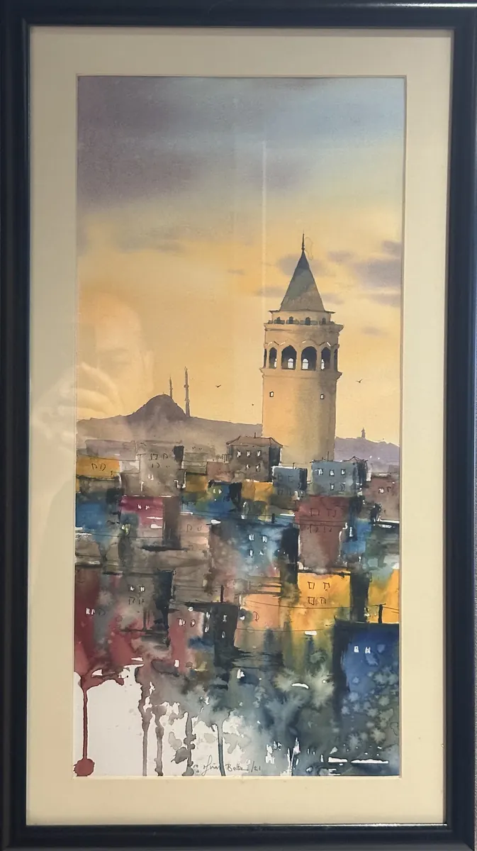 Sinan Balta — watercolour on paper, 2021 — Marius Art Gallery