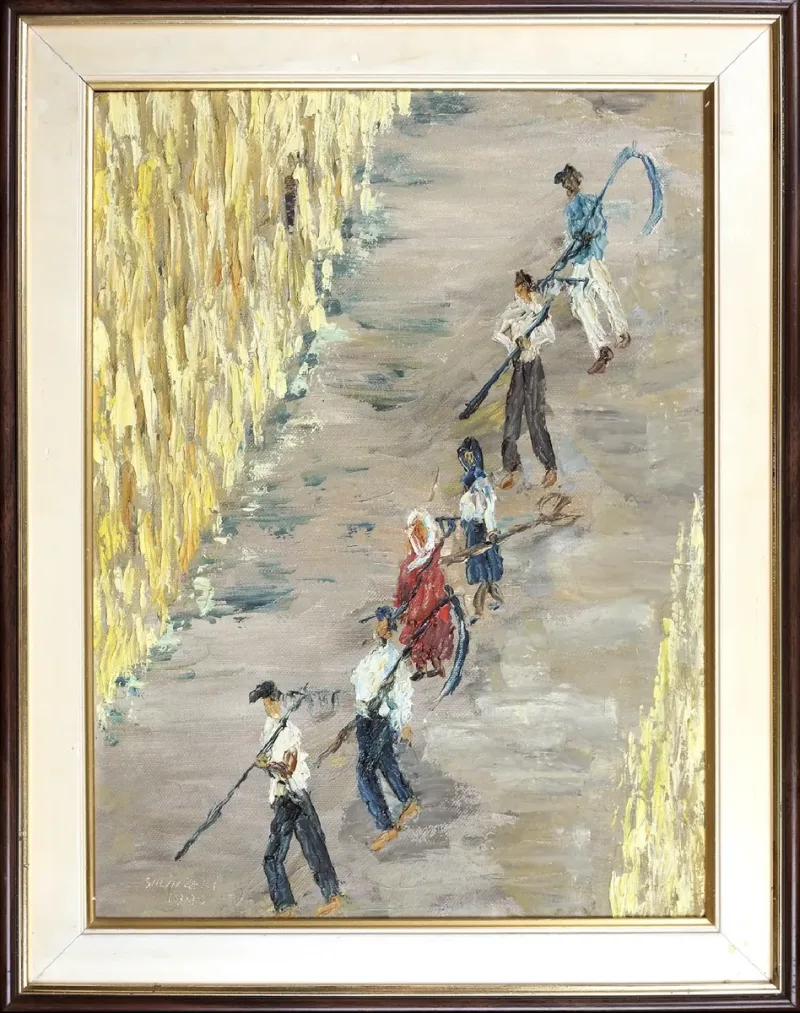 Salih Zeki — oil on canvas, 1995 — Marius Art Gallery