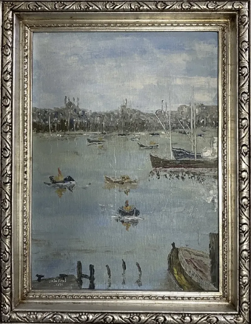Salih Zeki — oil on canvas, 1992 — Marius Art Gallery