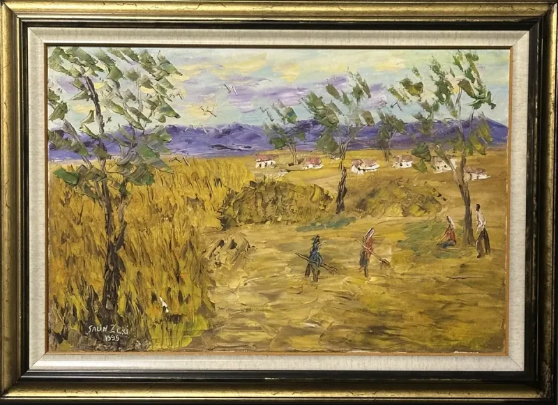 Salih Zeki — oil on canvas, 1999 — Marius Art Gallery
