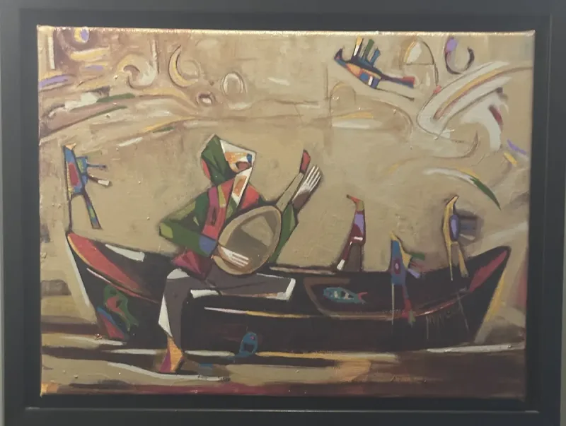Mehmet Yücel — oil on canvas, 2021 — Marius Art Gallery