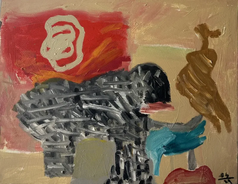 Erdem Baytemur — oil on canvas, 2024 — Marius Art Gallery