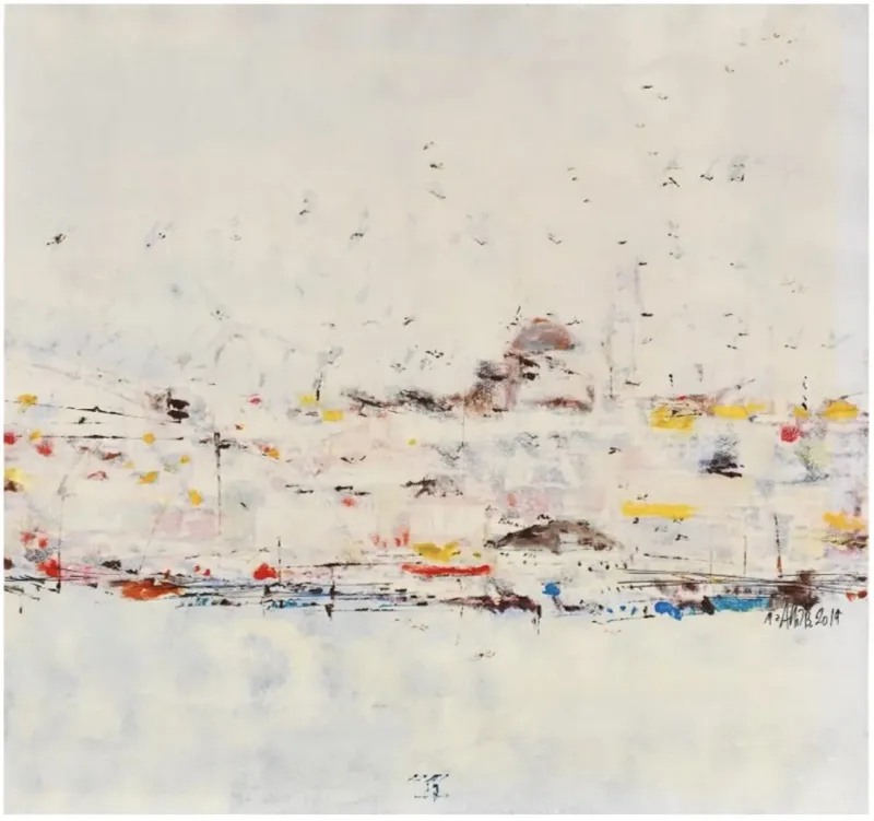 Zahit Büyükişliyen, “İstanbul V” — oil on canvas, 2019 — Marius Art Gallery