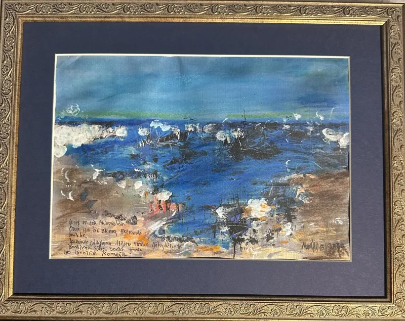 Zahit Büyükişliyen — mixed media on paper, 2026 — Marius Art Gallery
