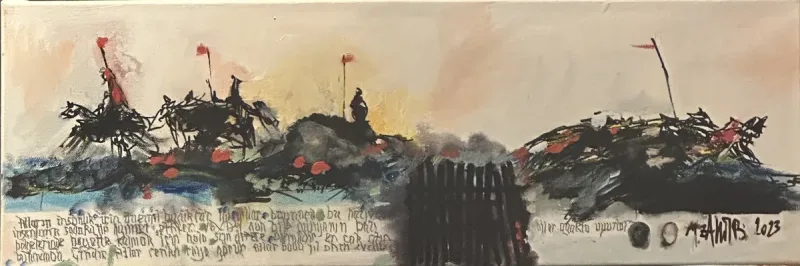 Zahit Büyükişliyen — oil on canvas, 2023 — Marius Art Gallery