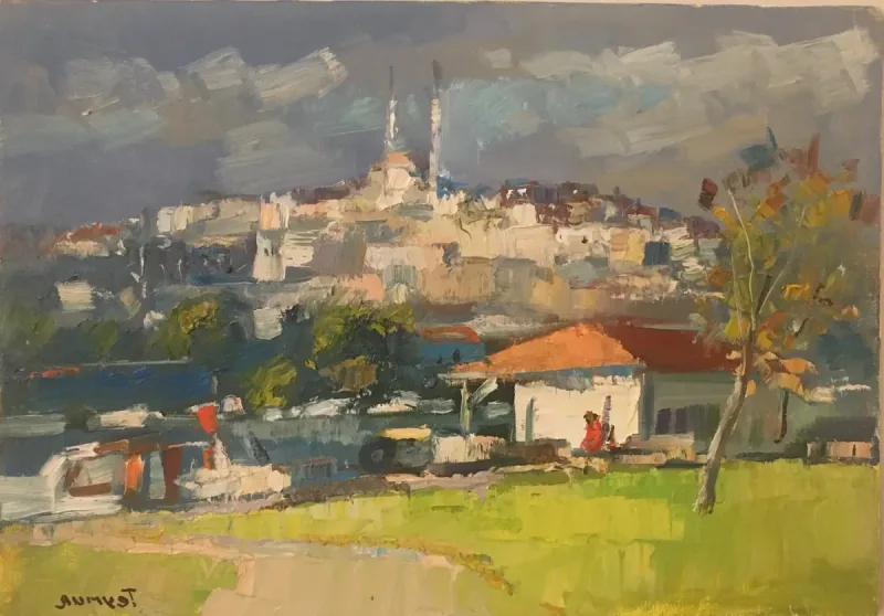 Teymur Ağalıoğlu — oil on canvas — Marius Art Gallery