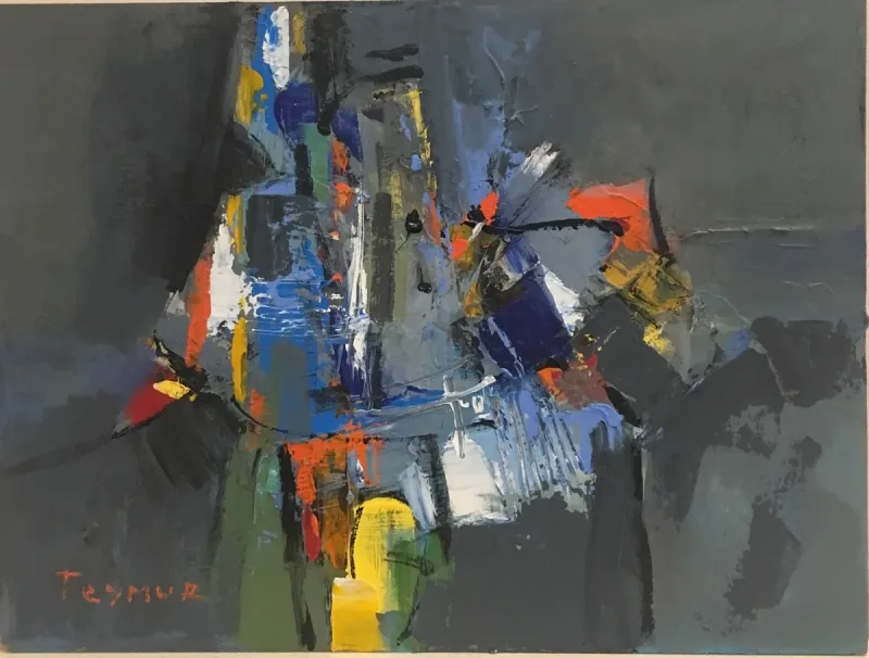 Teymur Ağalıoğlu — acrylic on hardboard — Marius Art Gallery